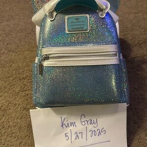 Loungefly Disney Cruise Blue Mini Backpack